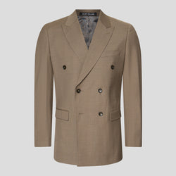 PREMIUM stone dobbeltradet blazer