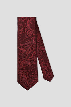 Rote Paisley-Krawatte