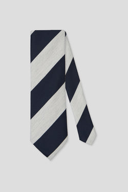 Navy-gestreifte Krawatte