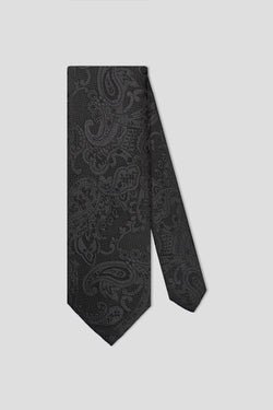 Schwarze Paisley-Krawatte