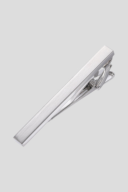 Gebürstete Krawattennadel aus Silber