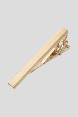 Gebürstete goldene Krawattennadel