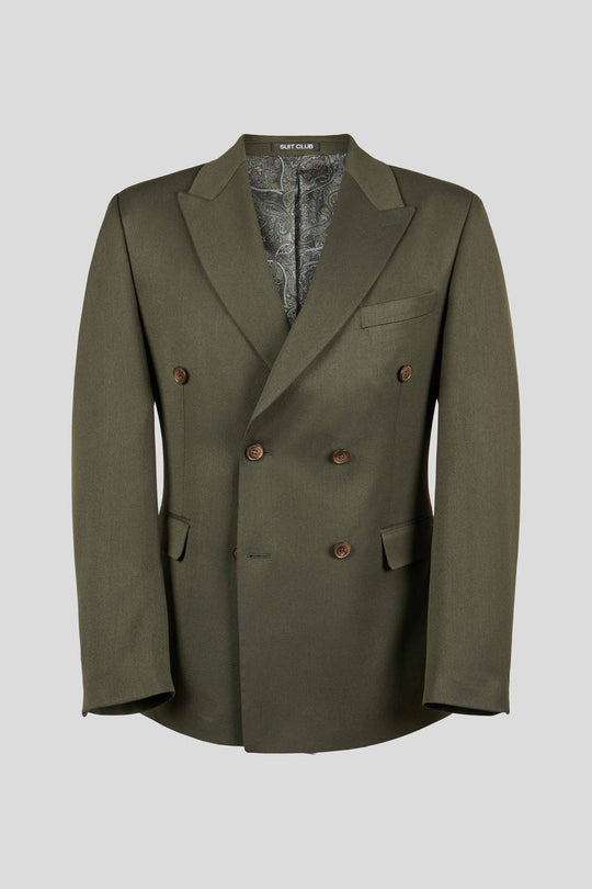 PRESTIGE grøn dobbeltradet blazer MBO