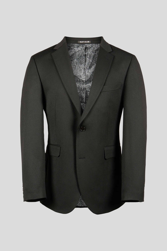 PRESTIGE sort three-piece jakkesæt MBO