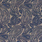 Paisley-Seideneinstecktuch in Gold & Blau