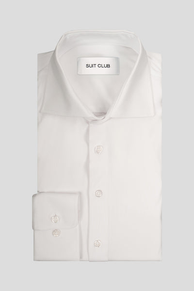Signatur performance skjorte hvid slim Shirtmakers