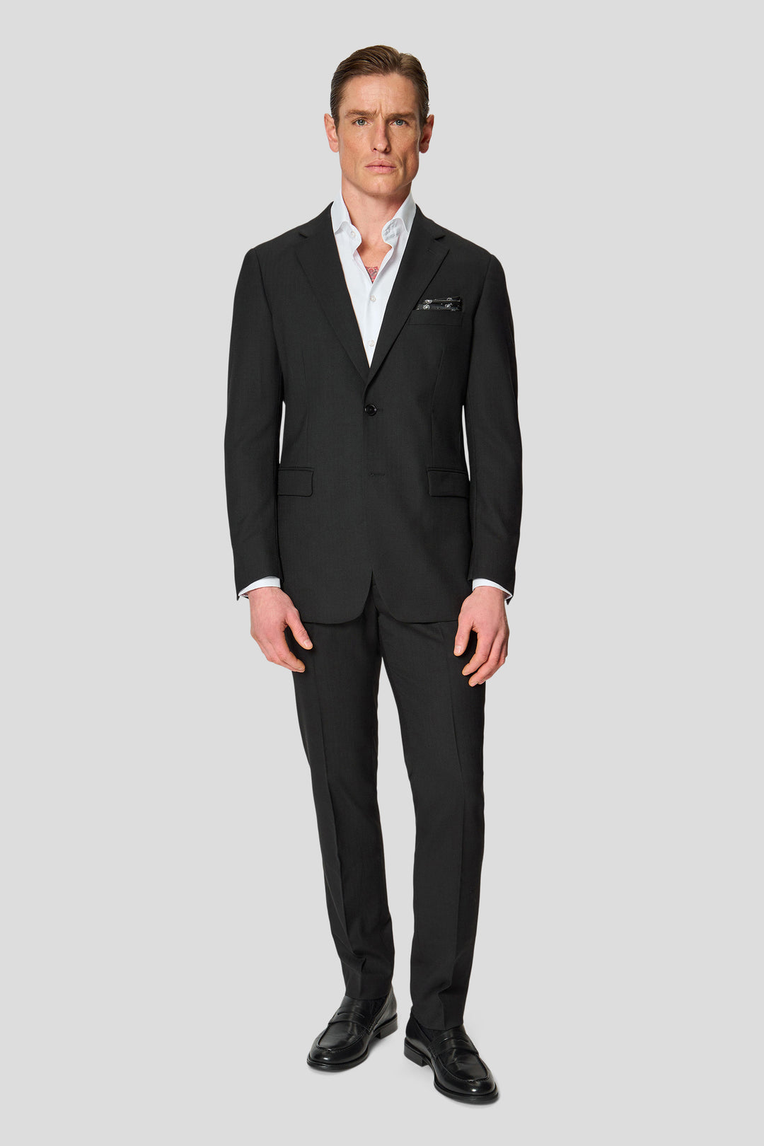 PREMIUM sort blazer med sildeben MBO