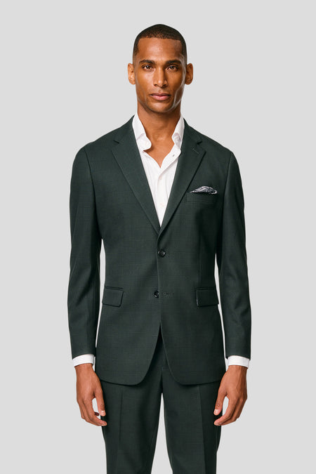 PRESTIGE grüner Blazer mit Karomuster