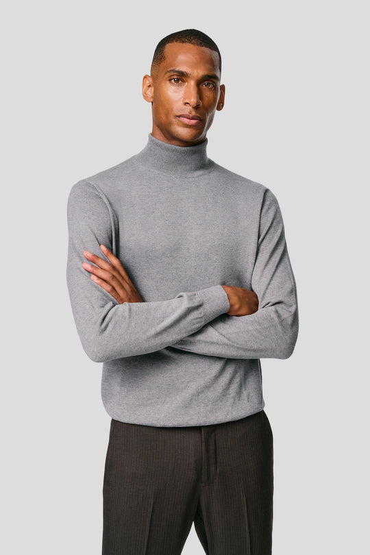 Grå turtleneck HVIID