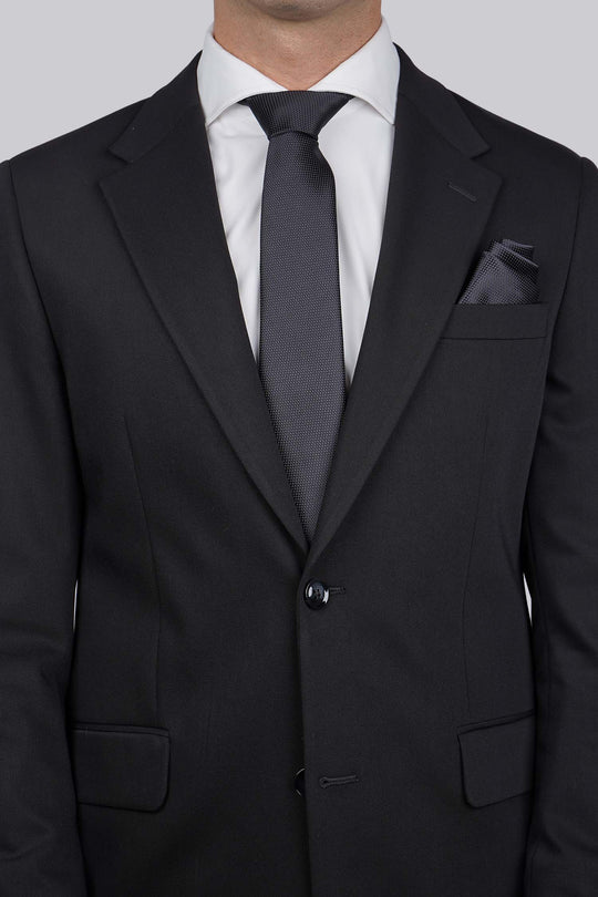 Slips & lommekluds pakke (Sort prikket) suitclub.dk