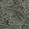 Krawatten- und Einstecktuch-Set (grün & weiß Paisley)