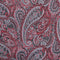 Slips & lommekluds pakke (Sort & rød paisley)