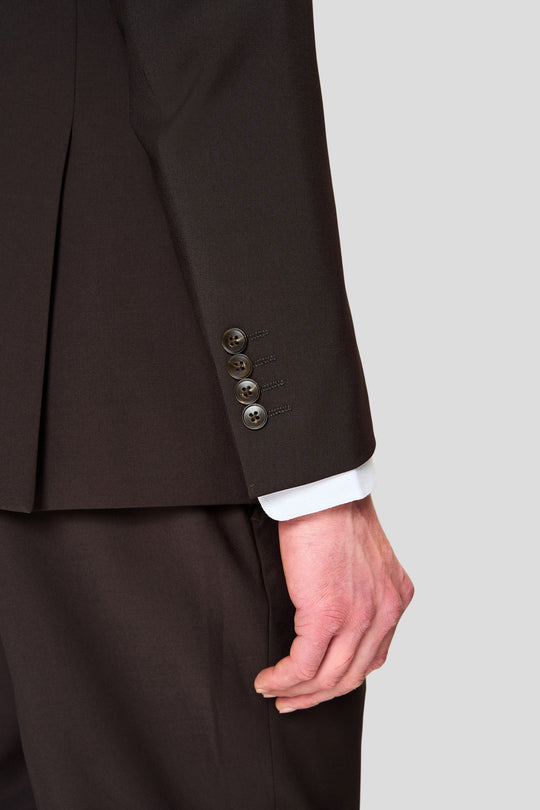 PREMIUM brauner doppelreihiger Blazer