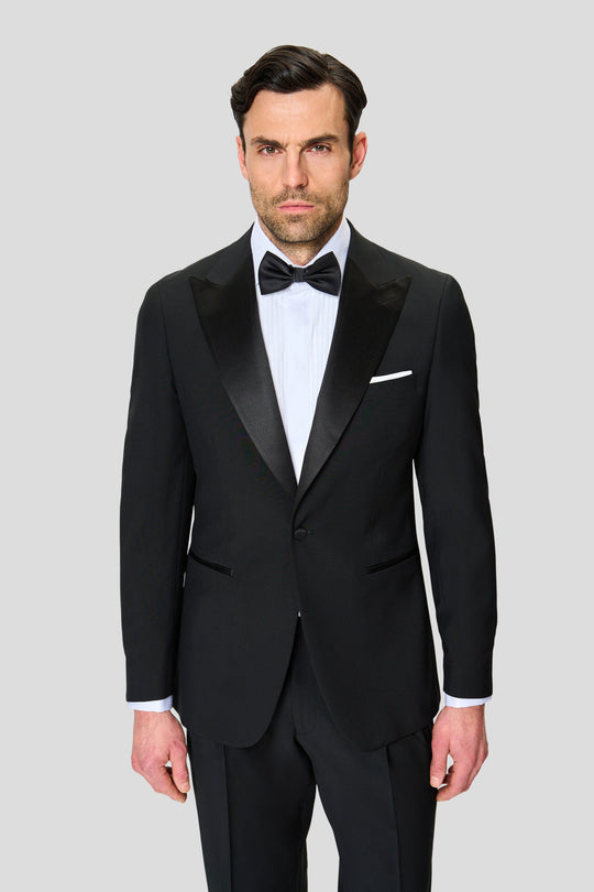 PREMIUM schwarzer Smokingblazer