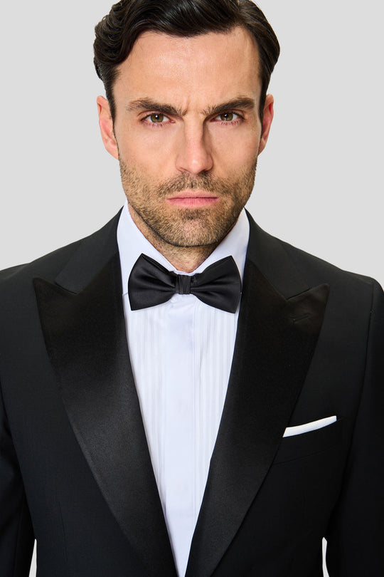 PREMIUM schwarzer Smokingblazer