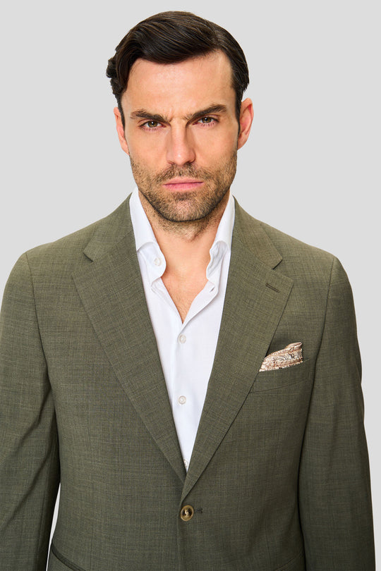 EXCLUSIVE grüner melierter Blazer