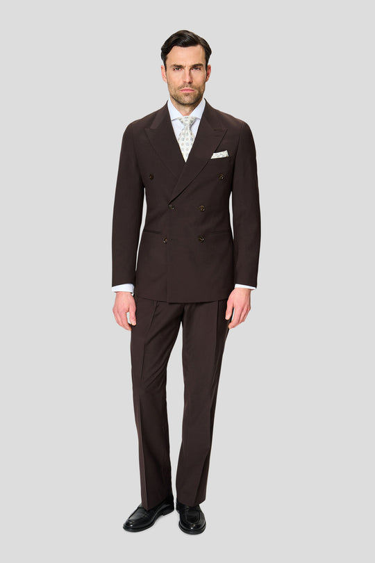 PREMIUM brauner doppelreihiger Blazer
