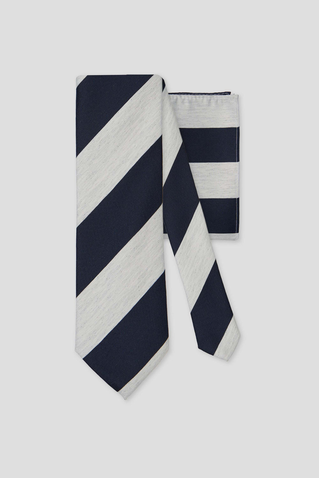 Slips & lommekluds pakke (Navy stribet) suitclub.dk